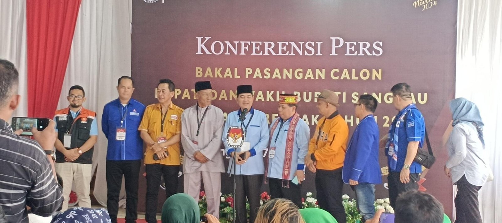 Pasangan JOUS Resmi Melenggang di Pilkada Sanggau 2024