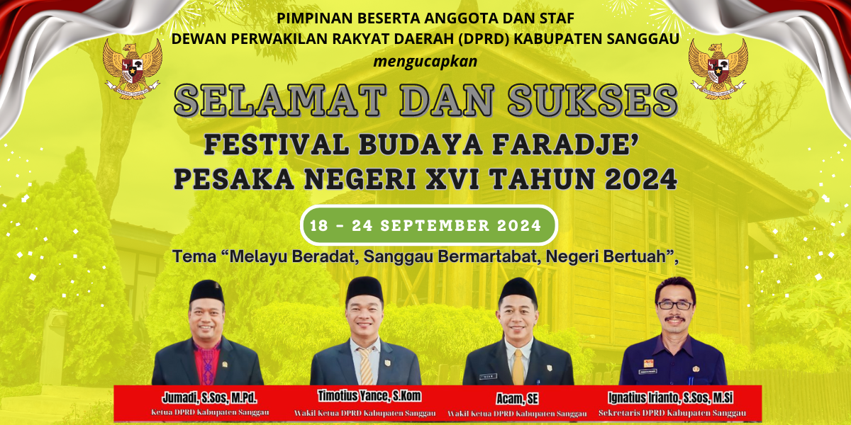 Pembukaan Festival Parajde Pasaka Negri ke-16 di Sanggau