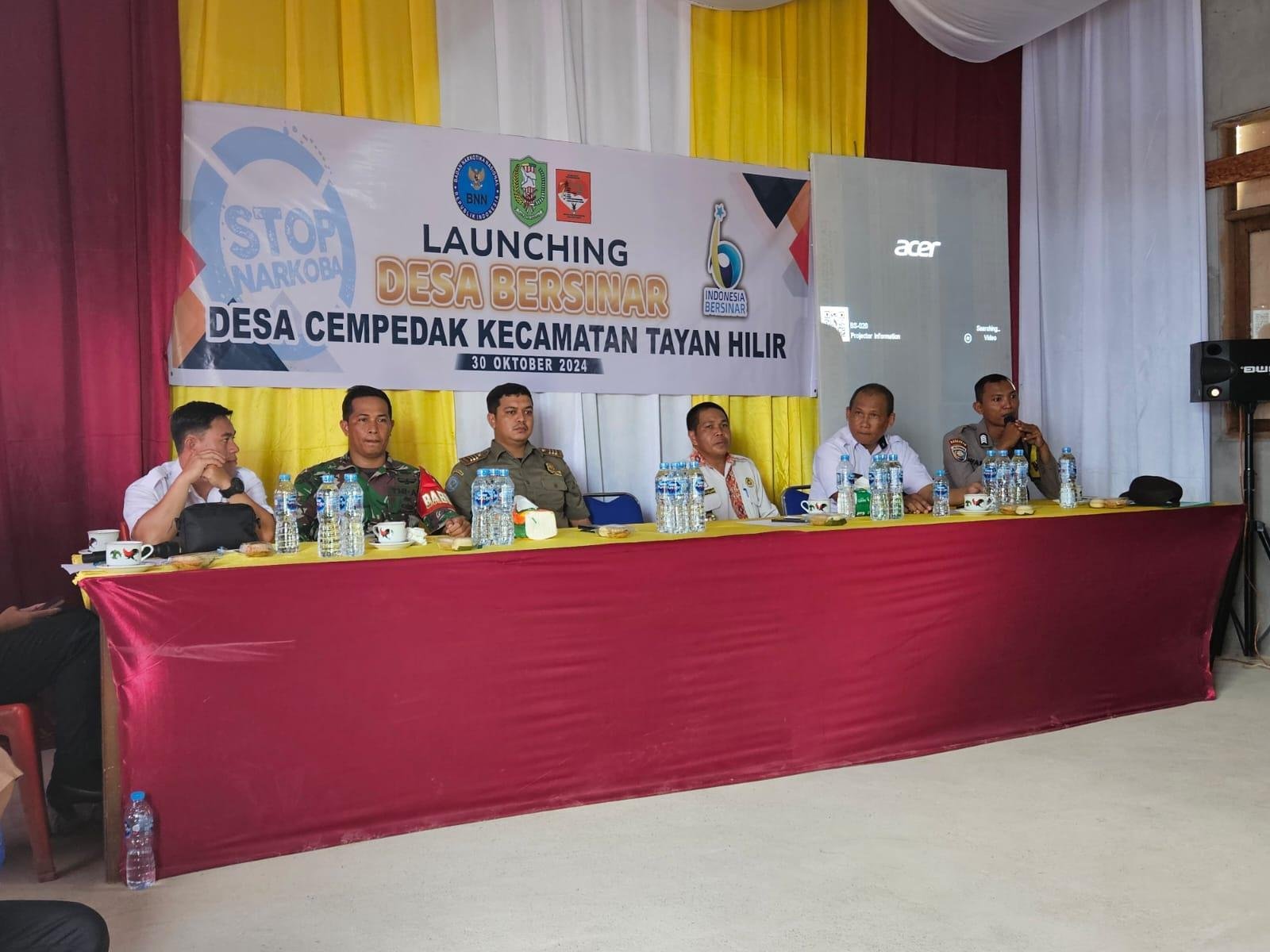 Desa Cempedak Resmi Luncurkan Program Desa Bersinar, Fokus pada Pencegahan Narkoba