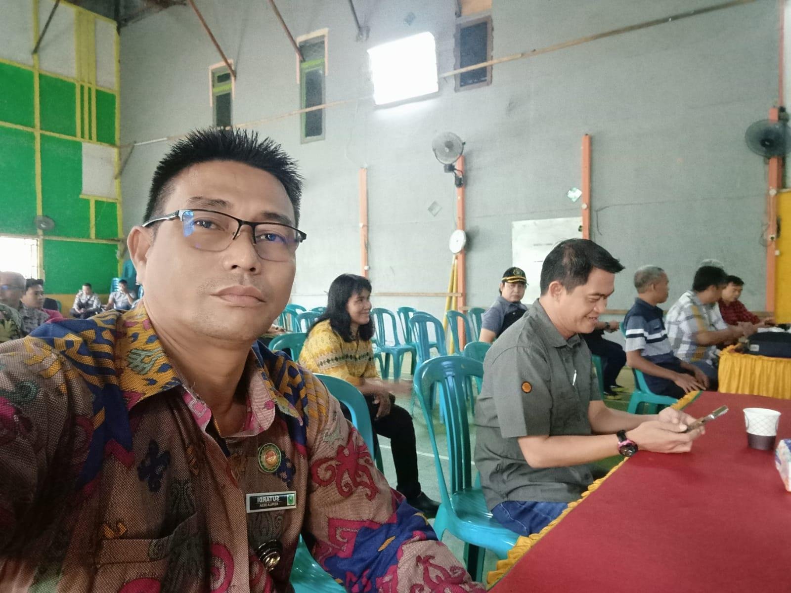 Kepala Desa Beginjan, Bapak Sutardi Hadiri Sosialisasi Pengawasan Pemilihan Serentak 2024