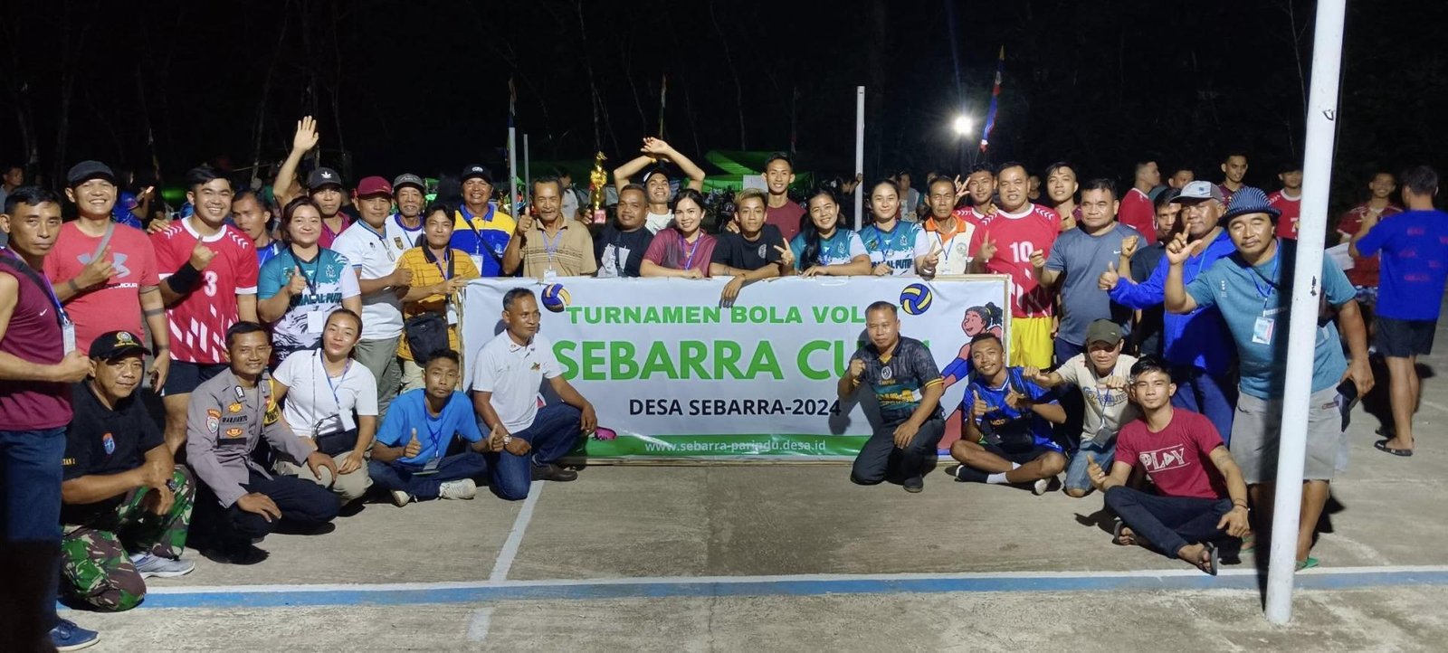 Final Turnamen Bola Volly Sebarra Cup 1 2024