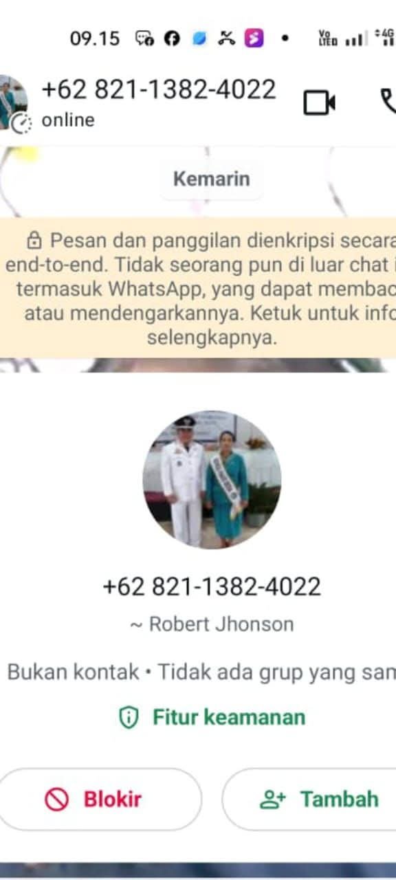 Pemberitahuan Penting: Waspada Penipuan Mengatasnamakan Kepala Desa Peruan Dalam