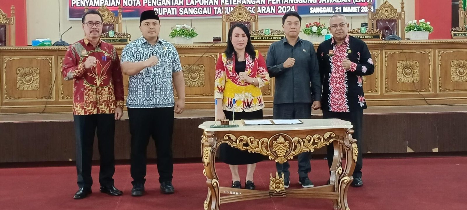 Rapat Paripurna DPRD Kabupaten Sanggau: Penyampaian Nota Pengantar LKPJ Bupati Tahun 2024