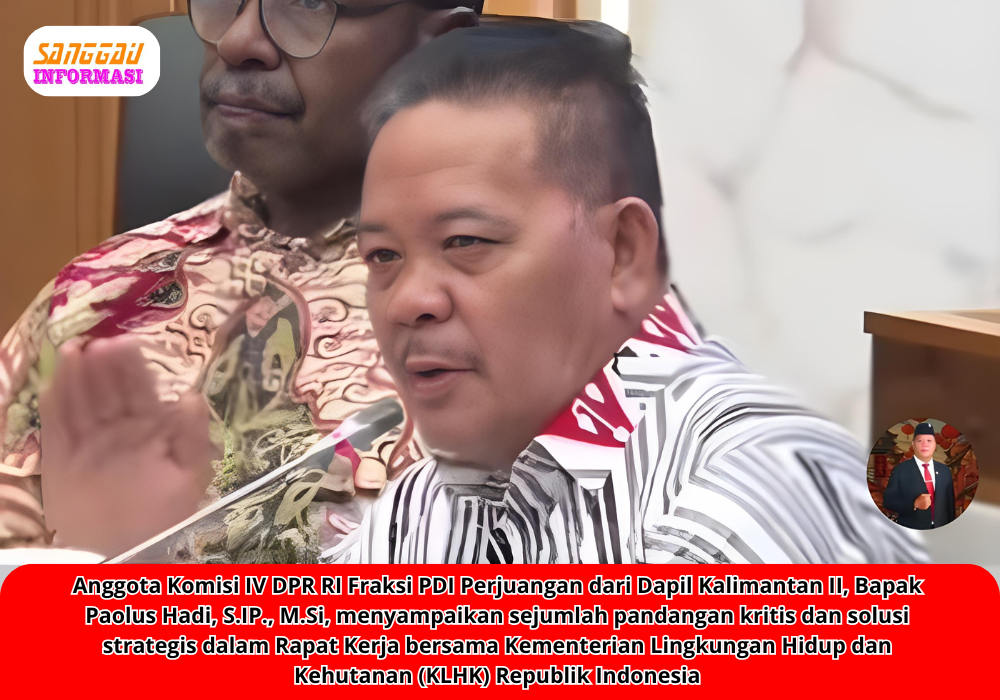 Paoulus Hadi, S.IP., M.Si memberikan respons dan usulan yang strategis terkait bencana banjir bandang dan tanah longsor di Aceh, Sumatra Utara, dan Sumatra Barat.