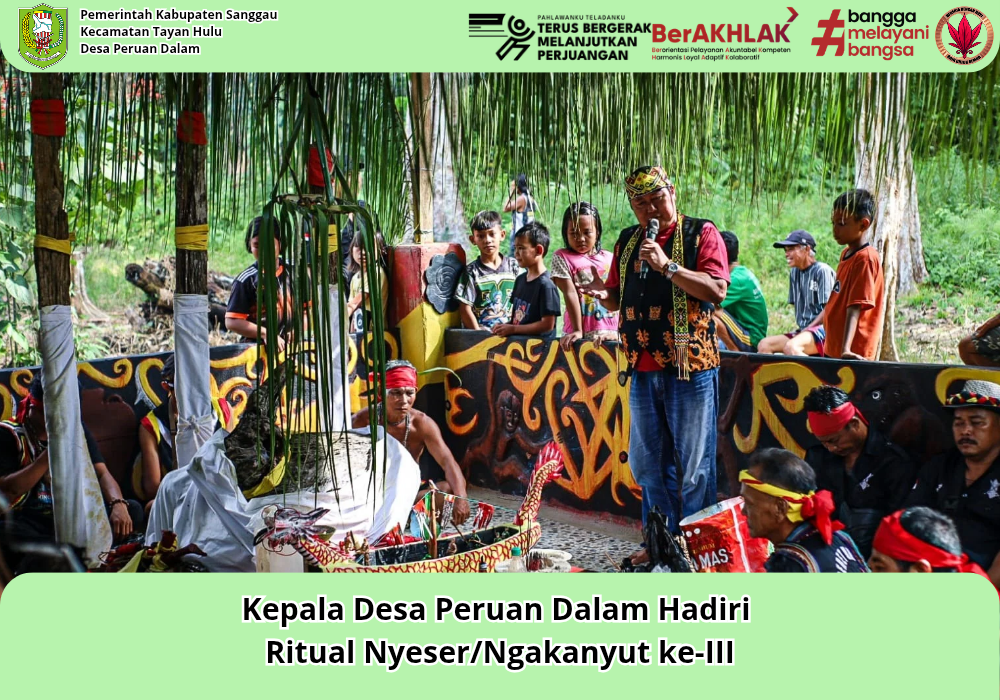 Kepala Desa Peruan Dalam Hadiri Ritual Nyeser/Ngakanyut ke-III